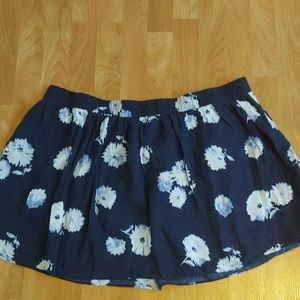 GAP Blue flowered skirt